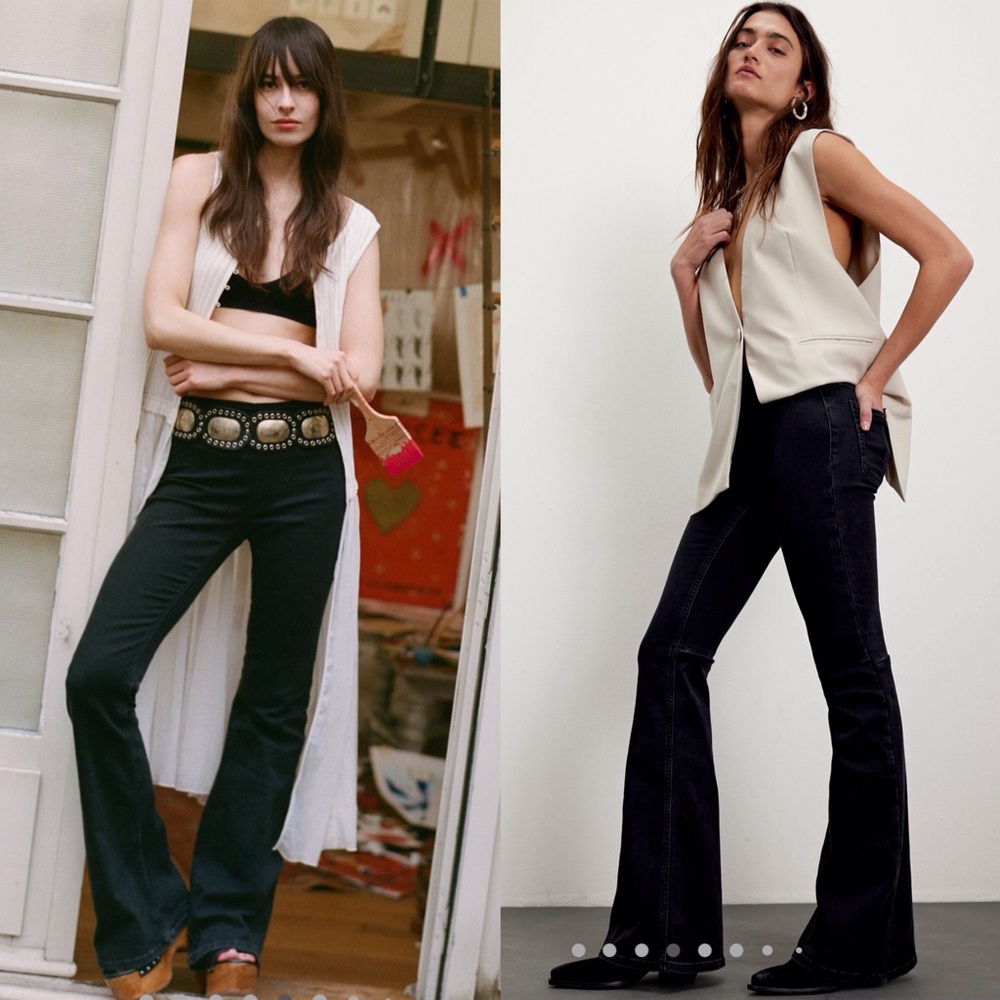 Free People we the free pull on flare Jeans